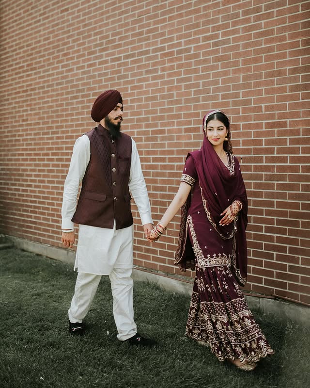 Couple portrait outdoors